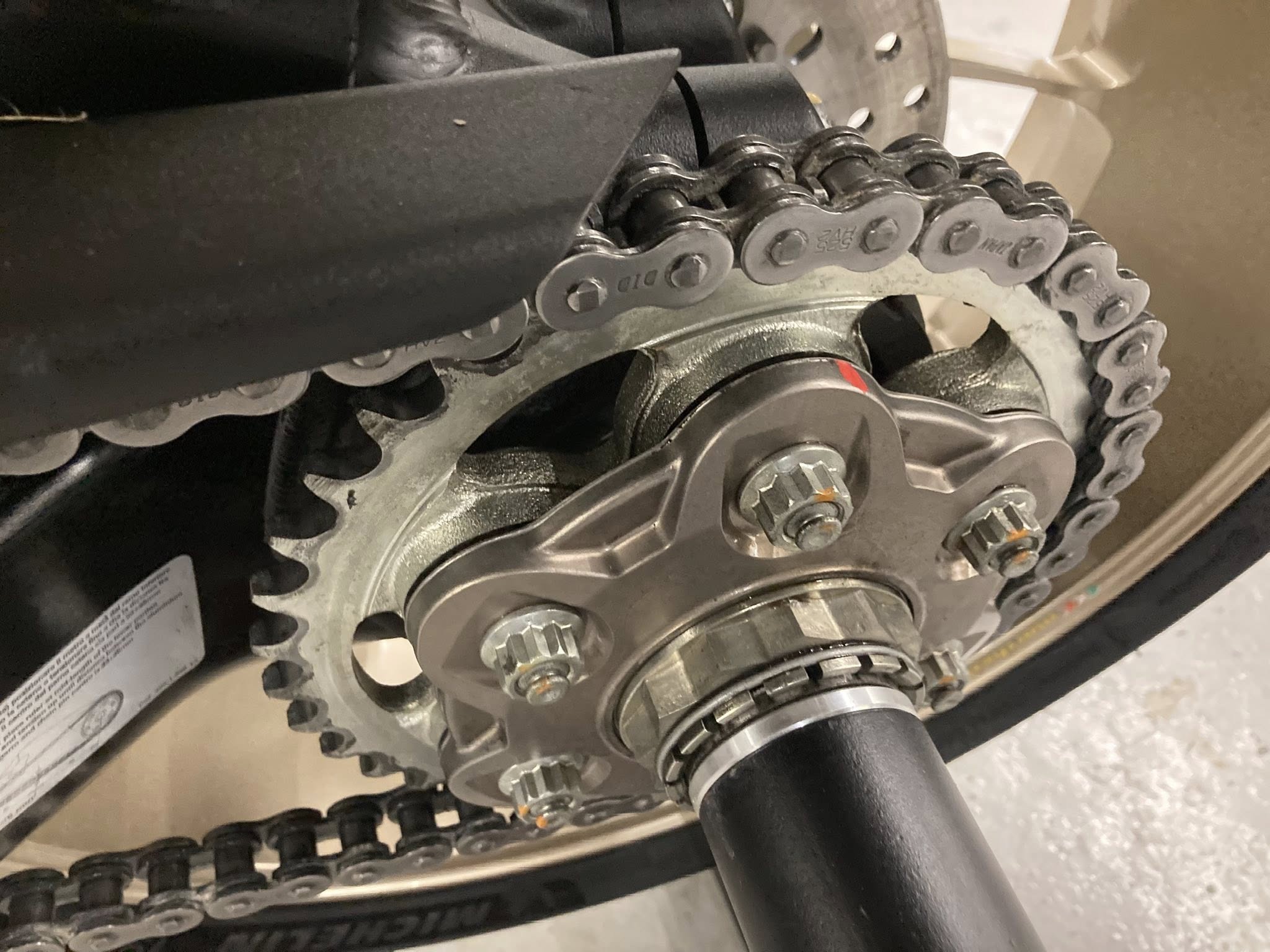 Chain & Sprocket Detailing Moto Valet